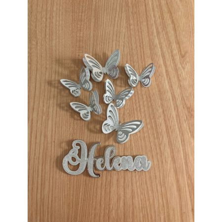 Pack Nome e Borboletas