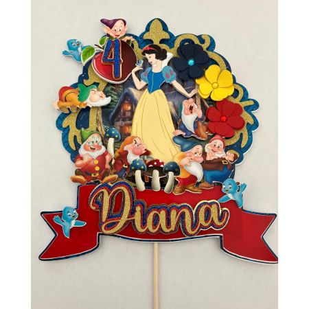 Topo Bolo - Branca de Neve