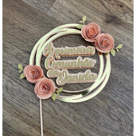 Topo de bolo - Comunhão