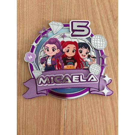 Topo de Bolo - Huntrix