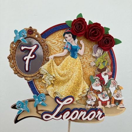 Topo Bolo - Branca de Neve