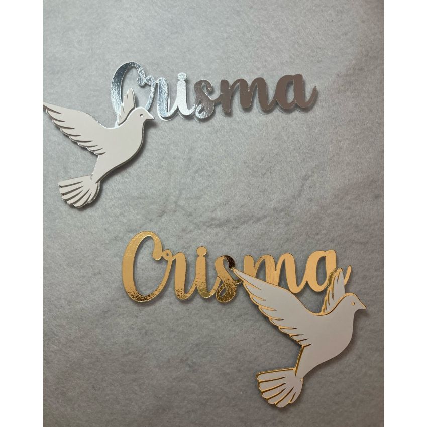 Topo de bolo -  crisma