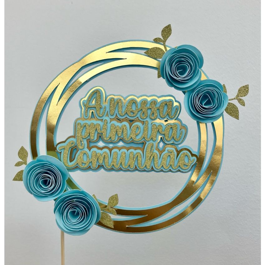 Topo de bolo - Comunhão