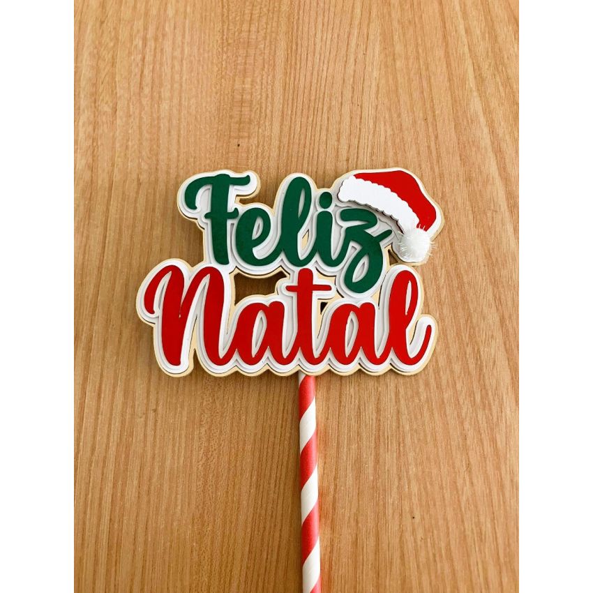 Topo Bolo - Feliz Natal