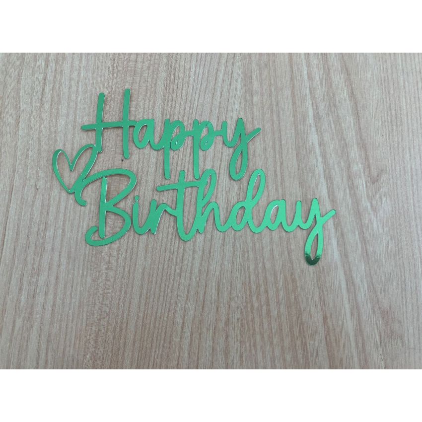 Topo Bolo - Happy Birthday