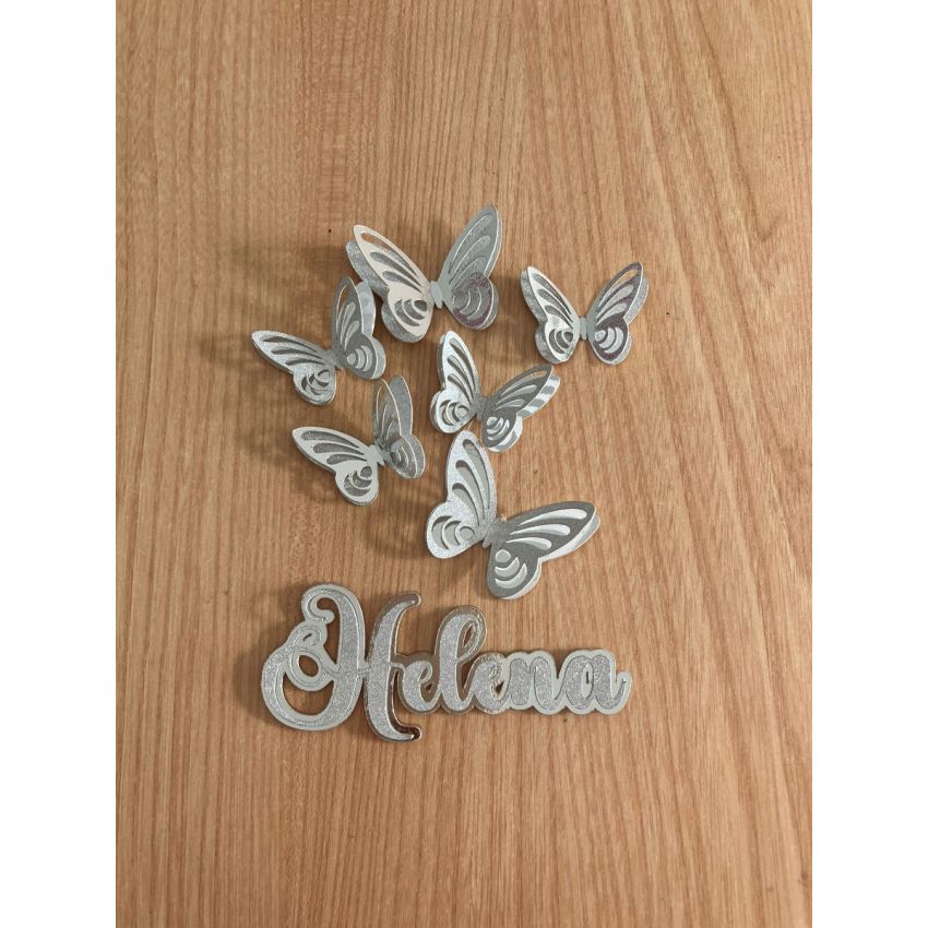 Pack Nome e Borboletas