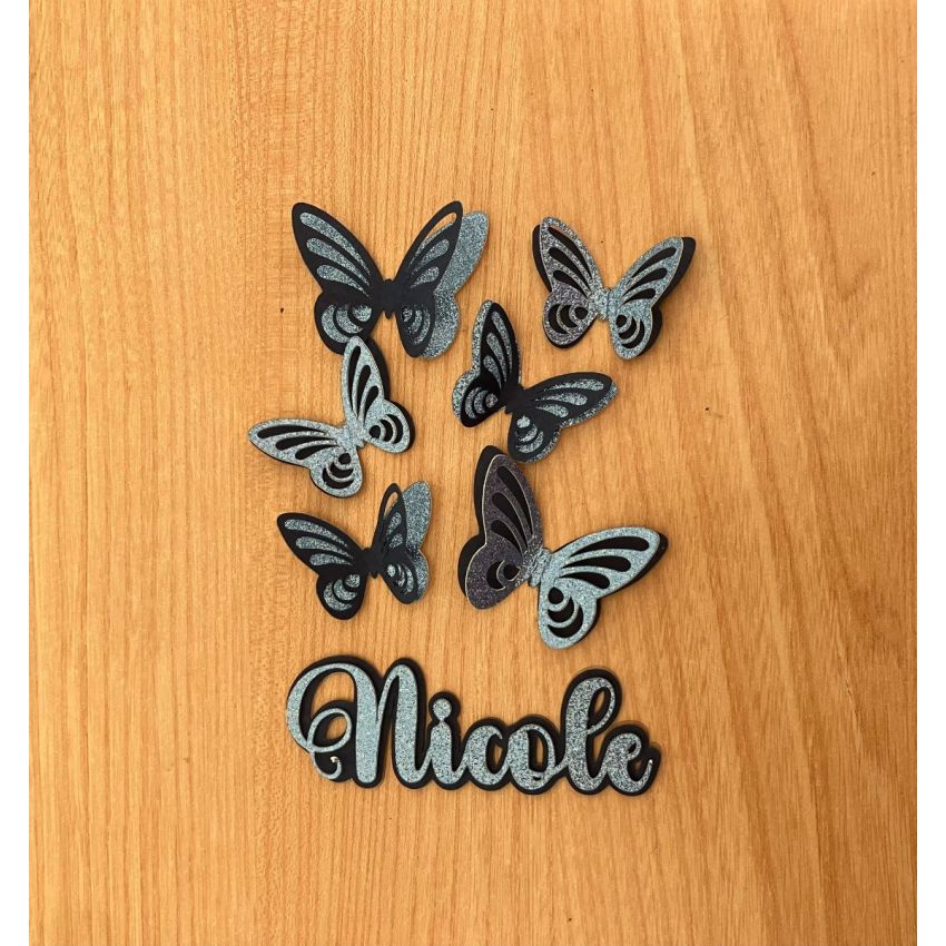 Pack Nome e Borboletas